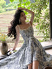 French Midi Dresses Women 2023 New Summer Elegant Spaghetti Strap Female Clothes Sexy Evening Party Backless Prom Dress