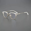 Gatenac Vintage Acetate Titanium Eyeglasses Frame Men Square Retro Prescription Myopia Glasses Frame Luxury Brand Eyewear
