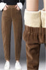 Korean Autumn And Winter High Waist Harem Pant Trousers Pants for women Thick Casual Pants Women's Corduroy Warm Pants