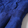 Elegant Brocade Jacquard Women Long Maxi Dress Blue Floral Ladis Party Fall Autumn Winter Clothing