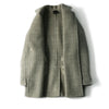 Handmade 90%Wool Women Plaid Blazer Coat Elegant Chic Wool Blend Khaki Blue Winter Coats
