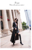 Maxi Fit and Flare Leather Trench Coat for Women Spring Long Designer Clothing Women Long Sleeve Lapel