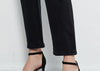 Straight High Waist Jeans Women Vintage Black Stretch Loose Long Denim Pants Streetwear Ladies trouser