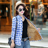 Brand Winter Warm Women Velvet Thicke Plaid Shirt Style Coat Jacket Women Clothes Tops Female Casual Jacket Outerwear