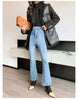 Autumn Black Wool Blends Patchwork Leather Jacket Women with Many Pockets Long Sleeve Korean Streetwear