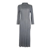 Tianpei Pleats Spring Autumn Winter Women Long Sleeve Comfortable Dress Korean Style Casual Designer Clothes
