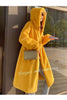 Women Winter Faux Fur Coat Hooded Long Fur Coats Thick Warm Female Plush Plus Size Loose OverCoat