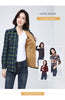 Winter Women's Warm Plaid Shirt Coat Casual Fleece Velvet Plus Thicke Tops Brand College Style Woman Clothes Outerwear