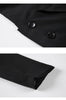 Women Punk Gothic Cropped Blazer with Metal Chain Harajuku Design Streetwear Chic Patchwork Suit Office Lady Commute Short Coat