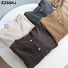 autumn winter o-neck button oversize long sweater dress chic loose knit dress women long dress Female chic sweater maixt dress