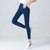 Women's Elastic high waist Skinny Jeans clothes 5XL 6XL Women black blue pocket mom Jeans skinny Stretch Denim Pants