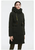 brand women's coat Women's winter jacket down parka warm outwear Female black patchwork thick jacket 020