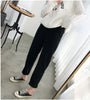 Thicken Women Pencil Pants Autumn Winter Trousers OL Style Female Work Suit Pants Loose Female Trousers Capris 6648