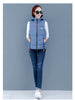 Autumn Winter Down Cotton Vest Women Short Jacket OuterWear All-Match Sleeveless Waistcoat Vests Woman Coat 3XL