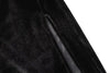 Autumn Winter Women Solid Velvet Long Sleeve Ruched Midi Dress Side Slit Bodycon Sexy Streetwear Party Elegant Club