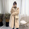 Women Winter Faux Fur Coat Hooded Long Fur Coats Thick Warm Female Plush Plus Size Loose OverCoat