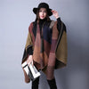 Winter Poncho Women Capes Scarf Imitation Cashmere Ladies Scarves Warm Shawls Wraps Woman Ponchos Bufanda Mujer Foulard