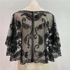 Women's 1920s Shawl Beaded Sequin Deco Evening Cape Bolero Flapper Cover Up European And American Wedding Dress Shawl On Stage