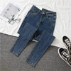 Jeans Female Denim Pants Black Color Womens Jeans Woman Stretch Bottoms Skinny Pants For Women Trousers 38