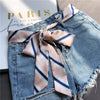 Choice Ribbon Jeans Dress Belt Women Imitation Silk scarf Tie Decorative Cloth Strips All-Matchwide Waist Belt For Women 5X200CM