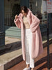 Women Winter Faux Fur Coat Hooded Long Fur Coats Thick Warm Female Plush Plus Size Loose OverCoat