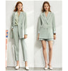 Minimalism Jacket Autumn Office Lady Blazer Women Vneck Tanks Women's Pants Female Shorts Sold Separately Blazers 12513018
