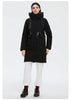 brand women's coat Women's winter jacket down parka warm outwear Female black patchwork thick jacket 020