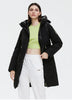 brand women's coat Women's winter jacket down parka warm outwear Female black patchwork thick jacket 020