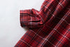 Spring Autumn Women Casual Plaid Night Dress Female 100% Cotton Nightgown Long Sleeve Sleepshirts Large Size Home Dress