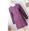 Winter Oversize Womens Duck Down Jackets Ultra Light Coat Long Puffer Jacket Casual Black Autumn Parkas ED838