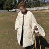 Women White Duck Down Coat Winter Female Scarf OverSize Jackets Round Neck Loose Thicken Parkas Warm Outwear