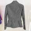 High Street Designer Jacket Women's Double Breasted Lion Buttons Geometrical Jacquard Blazer