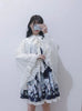 Lolita Chiffon Open Front Wraps Poncho Soft Coat Capes Girls Sweet Hood Covers Sweet Ruffle Shawl Cape Sun Protective For Women