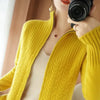 Women's Cardigan Knitted Jacket Spring Autumn Korean All-Match Slim Sweater Large Size Tops Female S-6XL свитер