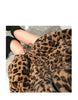 Winter Leopard Print Jacket Women's Stand Collar Warm Parkas Outwear Autumn Winter Korean Female Loose Faux Fur Coats