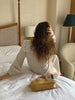 Women Autumn Beige Long Loose Lace Dress V Neck Straight Full Sleeve Pullover Maxi Dresses Female