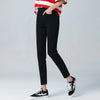 Women's Elastic high waist Skinny Jeans clothes 5XL 6XL Women black blue pocket mom Jeans skinny Stretch Denim Pants