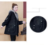 Winter Women Lamb Wool Thick Denim Jacket 5XL Loose Hooded Windbreaker Coat Casual Zipper Jeans Outerwear Warm Parkas