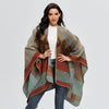 Winter Poncho Women Capes Scarf Imitation Cashmere Ladies Scarves Warm Shawls Wraps Woman Ponchos Bufanda Mujer Foulard