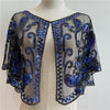 Women's 1920s Shawl Beaded Sequin Deco Evening Cape Bolero Flapper Cover Up European And American Wedding Dress Shawl On Stage