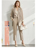 Minimalism Jacket Autumn Office Lady Blazer Women Vneck Tanks Women's Pants Female Shorts Sold Separately Blazers 12513018