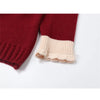 Spring Red Cardigan Sweaters For Women Loose Peter Pan Collar Elegant Korean Single Breasted Female Knit Cardigans Coat Top