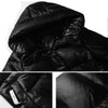 Winter Down Cotton Jackets Women's Clothing Long Parkas Slim Hooded Warm Winter Coats Female Black Overcoats V1162