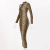 leopard print long sleeve slim bodycon sexy dress autumn winter women streetwear party festival dresses outfits