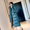 Winter Long Down Jacket Women's Thick Cotton Parkas Outwear Plus size 4XL Loose Windproof Hooded Snow Coat Female