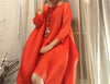 Pleated Classical Vintage Dress Turtleneck Loose High Aesthetic Designer Women Abayas Elegant Clothing