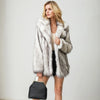 Women's fur coat imitation fox fur coat leisure warm fur coat in large European and American sizes jacket loose cardigan top