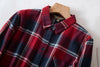 Long Sleeve Sleeping Shirt Nightwear Dress for Woman Plaid Multi Colors Plus Size Shirt Nightdress Cardigan Nighty for Ladies