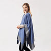 Winter Poncho Women Capes Scarf Imitation Cashmere Ladies Scarves Warm Shawls Wraps Woman Ponchos Bufanda Mujer Foulard