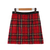 Tweed women red plaid blazers 2021winter women vintage jackets female patchwork blazer coats girls chic outfit clothes